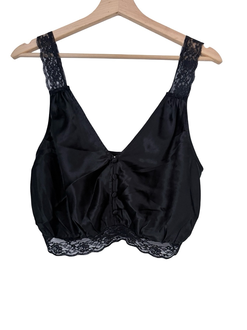Reformation 100% Silk Axton Top Sz 6 Black - Picture 3 of 8